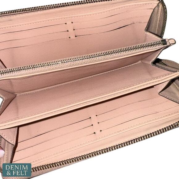 Louis Vuitton Pink Mahina Leather Zippy Wallet – Monogram Perforated, Authentic - Picture 12 of 16